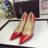 valentino Rockstud Pump patent leather red